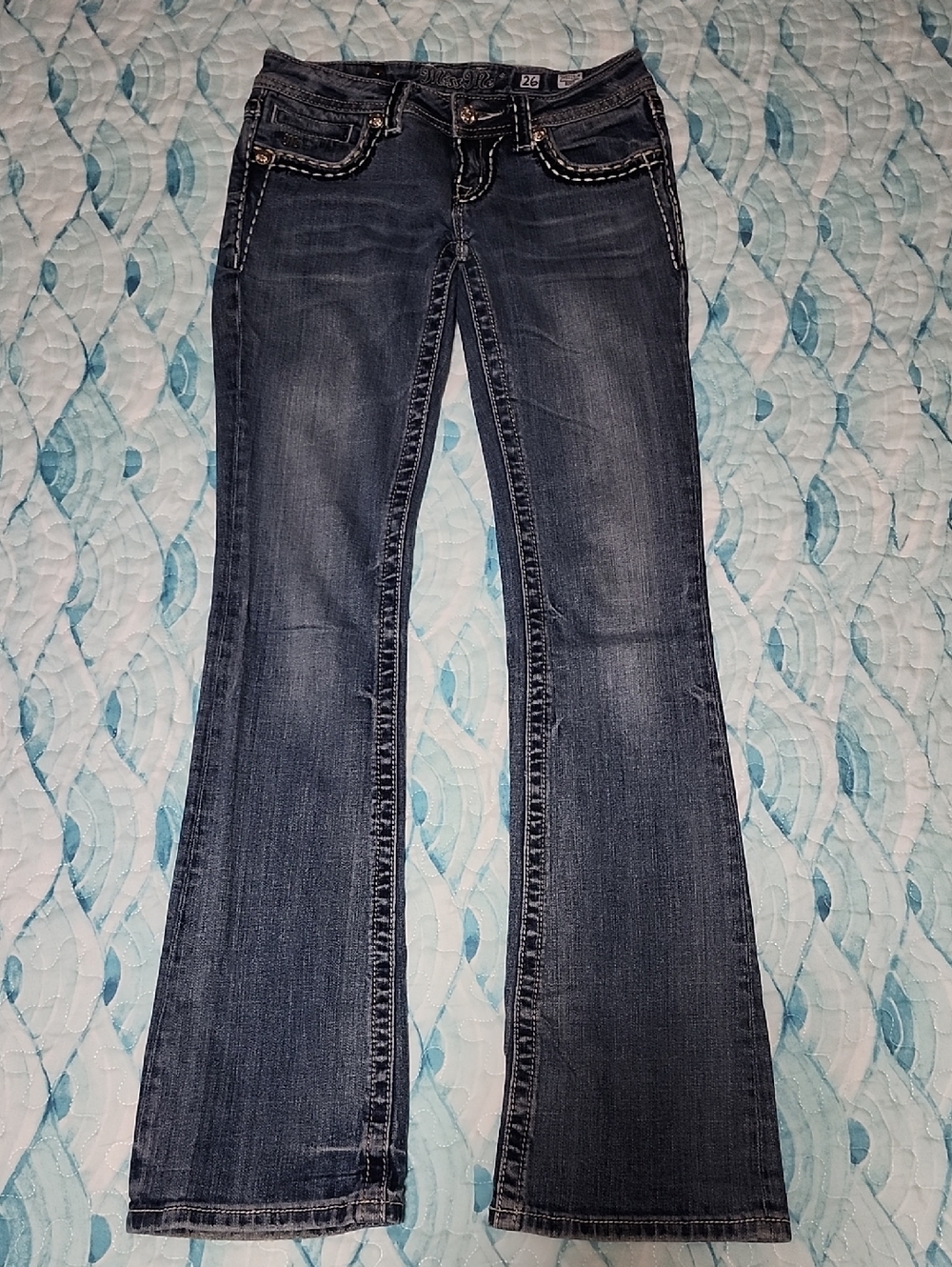 Miss Me Dark Blue Bootcut Jeans